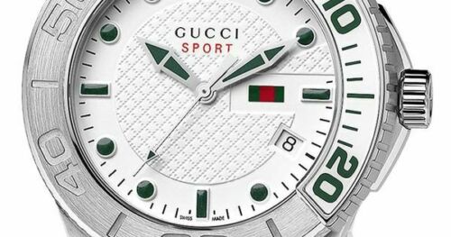  Shop Authentic Gucci G Timeless Silver Dial Silver Steel Strap Watch For Men - YA126232 - Luxxuri