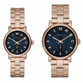  Shop Authentic Marc Jacobs Baker Blue Dial Rose Gold Steel Strap Watch for Women - MBM3330 - Luxxuri