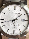  Shop Authentic Burberry The City Silver Dial Silver Steel Strap Watch for Men - BU9900 - Luxxuri