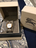  Shop Authentic Burberry The City White Dial Two Tone Steel Strap Watch for Women - BU9105 - Luxxuri