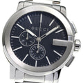  Shop Authentic Gucci G Chrono Black Dial Silver Steel Strap Watch For Men - YA101204 - Luxxuri