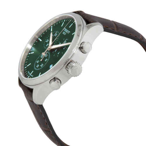  Shop Authentic Tissot Chrono XL Chronograph Classic Green Dial Brown Leather Strap Watch For Men - T116.617.16.091.00 - Luxxuri