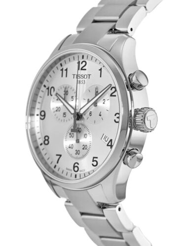  Shop Authentic Tissot Chrono XL Classic Silver Dial Silver Steel Strap Watch For Men - T116.617.11.037.00 - Luxxuri