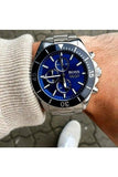 Shop Authentic Hugo Boss Ocean Edition Chronograph Blue Dial Silver Steel Strap Watch for Men - 1513704 - Luxxuri