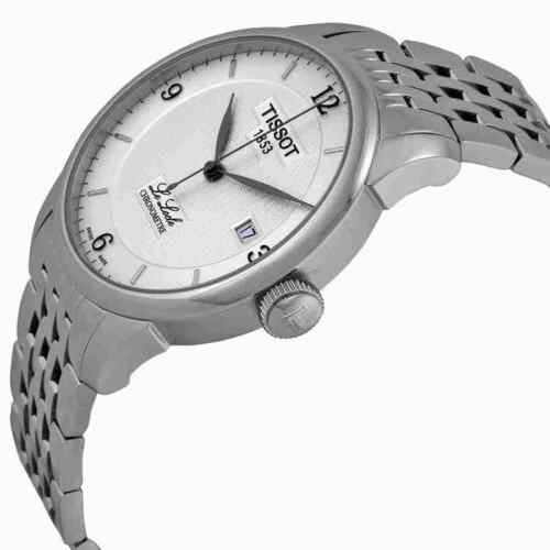Tissot Le Locle Automatic Cosc White Dial Silver Steel Strap Watch For Men - T006.408.11.037.00