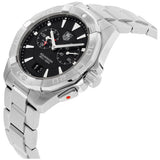  Shop Authentic Tag Heuer Aquaracer Quartz Black Dial Silver Steel Strap Watch for Men - WAY111Z.BA0928 - Luxxuri