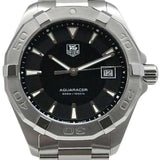 Shop Authentic Tag Heuer Aquaracer Quartz Black Dial Silver Steel Strap Watch for Men - WAY1110.BA0928 - Luxxuri