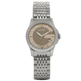  Shop Authentic Gucci G Timeless Brown Dial Silver Steel Strap Watch For Women - YA126503 - Luxxuri