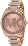 Shop Authentic Michael Kors Janelle Three Hand Rose Gold Dial Two Tone Steel Strap Watch For Women - MK7135 - Luxxuri