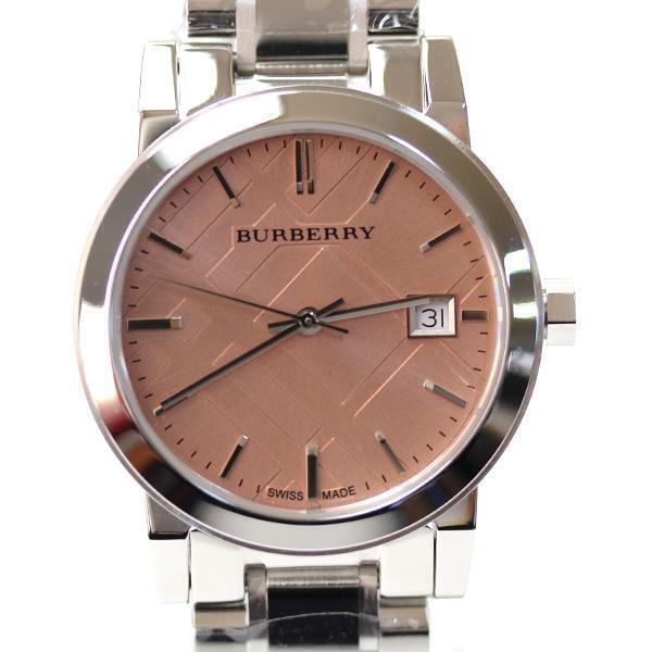  Shop Authentic Burberry The City Pink Dial Silver Steel Strap Watch for Women - BU9124 - Luxxuri