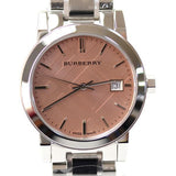  Shop Authentic Burberry The City Pink Dial Silver Steel Strap Watch for Women - BU9124 - Luxxuri