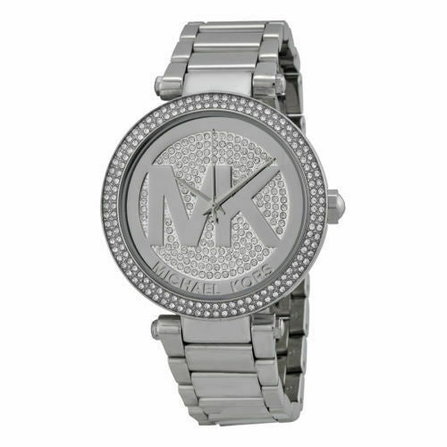  Shop Authentic Michael Kors Parker Silver Dial Silver Steel Strap Watch for Women - MK5925 - Luxxuri