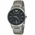  Shop Authentic Emporio Armani Sportivo Black Dial Silver Stainless Steel Watch For Men - AR2457 - Luxxuri