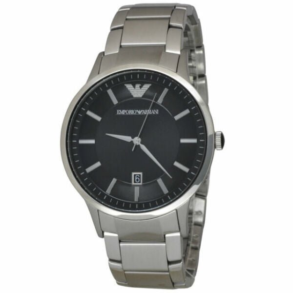  Shop Authentic Emporio Armani Sportivo Black Dial Silver Stainless Steel Watch For Men - AR2457 - Luxxuri