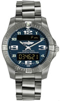  Shop Authentic Breitling Aerospace Evo Blue Dial Silver Steel Strap Watch for Men - E79363101C1E1 - Luxxuri