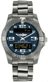  Shop Authentic Breitling Aerospace Evo Blue Dial Silver Steel Strap Watch for Men - E79363101C1E1 - Luxxuri