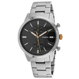  Shop Authentic Fossil Townsman Chronograph Grey Dial Silver Steel Strap Watch for Men - FS5407 - Luxxuri