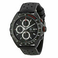  Shop Authentic Tag Heuer Formula 1 Automatic Chronograph Black Dial Black Leather Strap Watch for Men - CAZ2011.FT8024 - Luxxuri
