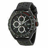  Shop Authentic Tag Heuer Formula 1 Automatic Chronograph Black Dial Black Leather Strap Watch for Men - CAZ2011.FT8024 - Luxxuri