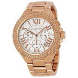  Shop Authentic Michael Kors Camille Chronograph White Dial Rose Gold Steel Strap Watch for Women - MK5636 - Luxxuri