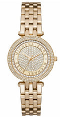 Michael Kors Darci Gold Dial Gold Steel Strap Watch for Women - MK3445