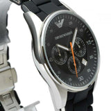  Shop Authentic Emporio Armani Sportivo Chronograph Black Dial Black Strap Watch For Men - AR5858 - Luxxuri