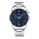  Shop Authentic Tommy Hilfiger Deacan Blue Dial Silver Steel Strap Watch for Men - 1791551 - Luxxuri