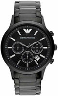  Shop Authentic Emporio Armani Classic Chronograph Black Dial Black Stainless Steel Strap Watch For Men - AR2453 - Luxxuri