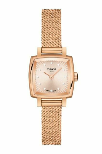  Shop Authentic Tissot Lovely Square Lady Quartz Rose Gold Dial Rose Gold Mesh Bracelet Watch For Women - T058.109.33.456.00 - Luxxuri