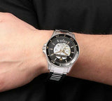  Shop Authentic Maserati SFIDA Automatic Black Dial Silver Steel Strap Watch For Men - R8823140002 - Luxxuri