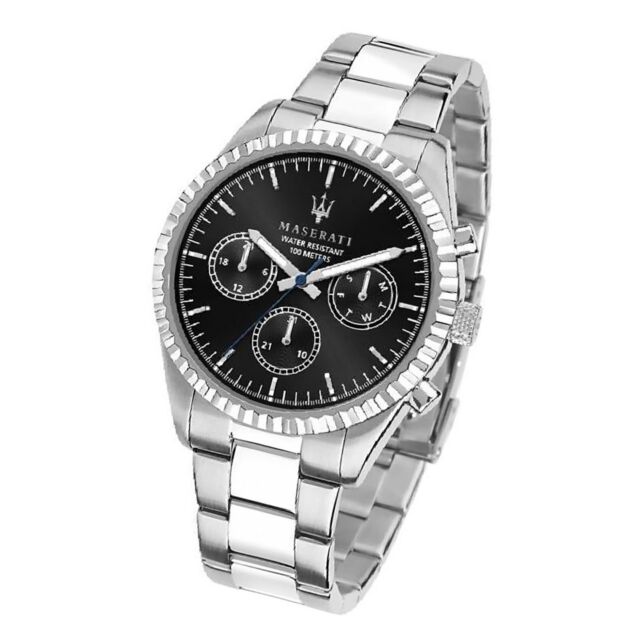  Shop Authentic Maserati Competizione Chronograph Quartz Black Dial Watch For Men - R8853100023 - Luxxuri