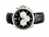 Shop Authentic Hugo Boss Driver Black Dial Black Leather Strap Watch for Men - 1512879 - Luxxuri