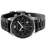  Shop Authentic Emporio Armani Sportivo Black Dial Two Tone Ceramic Bracelet Watch For Men - AR5866 - Luxxuri