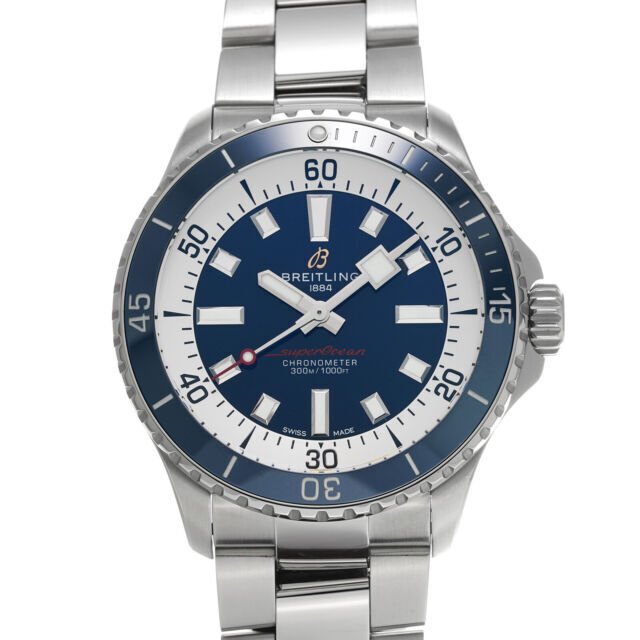  Shop Authentic Breitling Superocean Automatic 42mm Blue Dial Silver Steel Strap Watch for Men - A17375E71C1A1 - Luxxuri