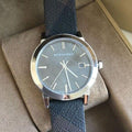  Shop Authentic Burberry Heritage Grey Dial Black Leather Strap Watch for Men - BU9024 - Luxxuri