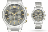  Shop Authentic Emporio Armani Quartz Grey Dial Silver Steel Strap Watch For Men - AR11047 - Luxxuri