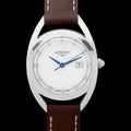  Shop Authentic Longines Equestrian Mother of Pearl Dial Brown Leather Strap Watch for Women - L6.136.0.87.2 - Luxxuri