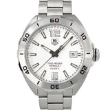  Shop Authentic Tag Heuer Formula 1 Calibre 5 Automatic White Dial Silver Steel Strap Watch for Men - WAZ2114.BA0875 - Luxxuri