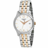  Shop Authentic Tissot T Classic Tradition Lady White Dial Two Tone Steel Strap Watch For Women - T063.210.22.037.01 - Luxxuri