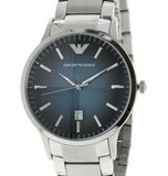  Shop Authentic Emporio Armani Renato Blue Dial Silver Steel Strap Watch For Men - AR2472 - Luxxuri