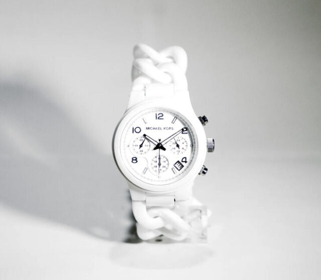  Shop Authentic Michael Kors Ceramic White Dial White Steel Strap Watch for Women - MK5387 - Luxxuri