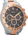  Shop Authentic Hugo Boss Ikon Grey Dial Two Tone Steel Strap Watch for Men - 1513339 - Luxxuri