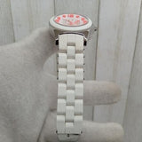  Shop Authentic Marc Jacobs Pelly White Dial White Silicone Strap Watch for Women - MBM2588 - Luxxuri