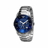  Shop Authentic Emporio Armani Sportivo Chronograph Blue Dial Silver Steel Strap Watch For Men - AR5860 - Luxxuri