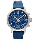  Shop Authentic Tissot T Sport PRC 200 Chronograph Blue Rubber Strap Watch For Men - T114.417.17.047.00 - Luxxuri