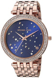  Shop Authentic Michael Kors Darci Blue Dial Rose Gold Steel Strap Watch for Women - MK3728 - Luxxuri