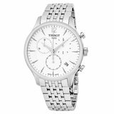  Shop Authentic Tissot T Classic Tradition Chronograph White Dial Silver Steel Strap Watch For Men - T063.617.11.037.00 - Luxxuri