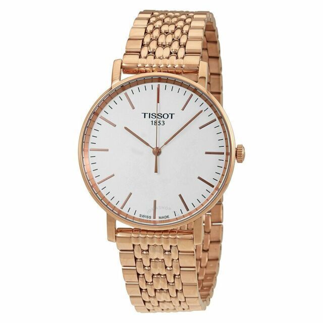  Shop Authentic Tissot Everytime Medium White Dial Rose Gold Mesh Bracelet Watch For Men - T109.410.33.031.00 - Luxxuri