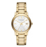  Shop Authentic Burberry Heritage White Dial Gold Steel Strap Watch for Women - BU9203 - Luxxuri