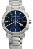  Shop Authentic Burberry The City Blue Dial Silver Steel Strap Watch for Men - BU9363 - Luxxuri